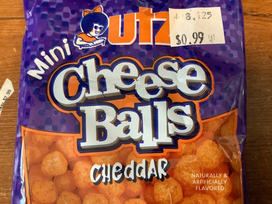 Utz Mini Cheese Balls 1oz