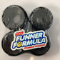 Acid Skateboard Wheels 53mm 86A PODS CONICAL BLACK Soft Cruiser Filmer Wheels