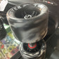 Sure-Grip Cyclone Roller Skate size men 8 Black with swirl black & white wheels
