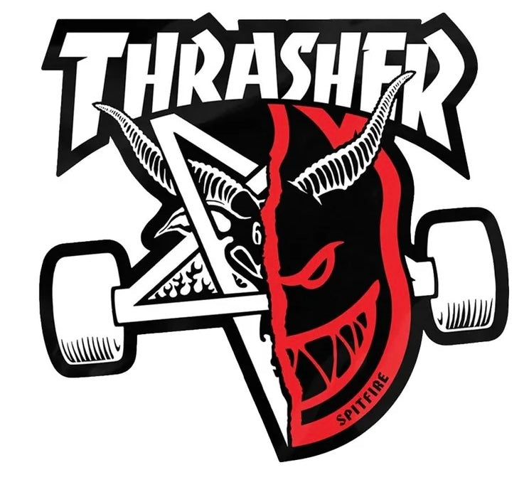 Thrasher X Spitfire Pentagram Sticker