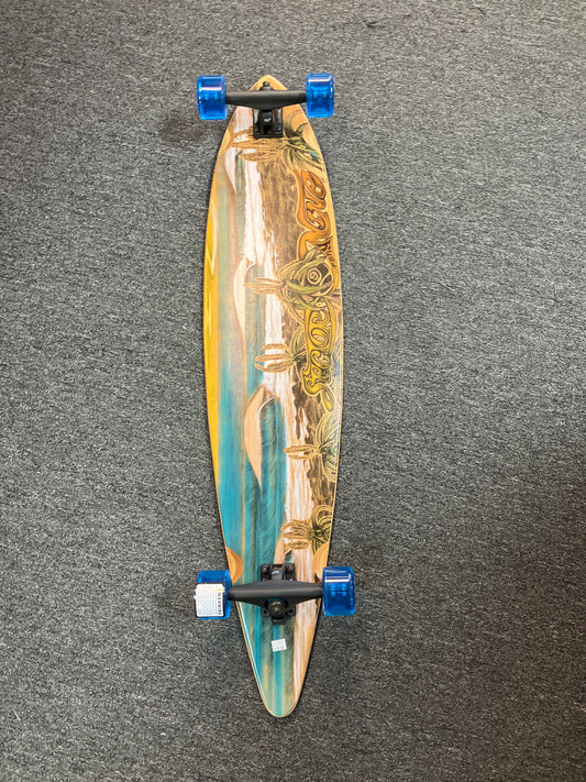 Sector 9 pin tail 44” bamboo J-Bay Longboard