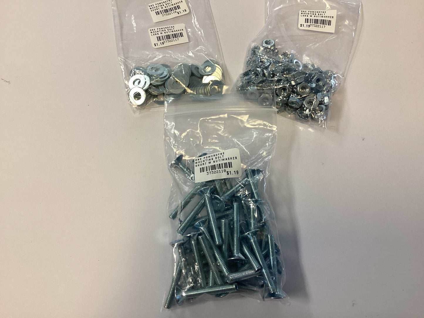 PowerDyne Mounting Bolt Sole Short includes nut & washer for roller skates sold individually