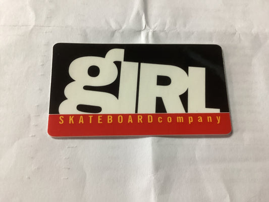 Girl Sticker rectangle logo