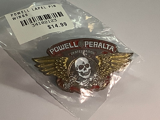 Powell Peralta Lapel Pin WINGED RIPPER