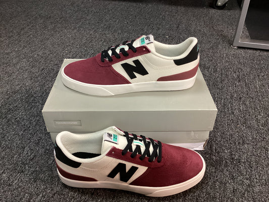 NB 272 Burgundy/Cream size 10 skateboard shoes