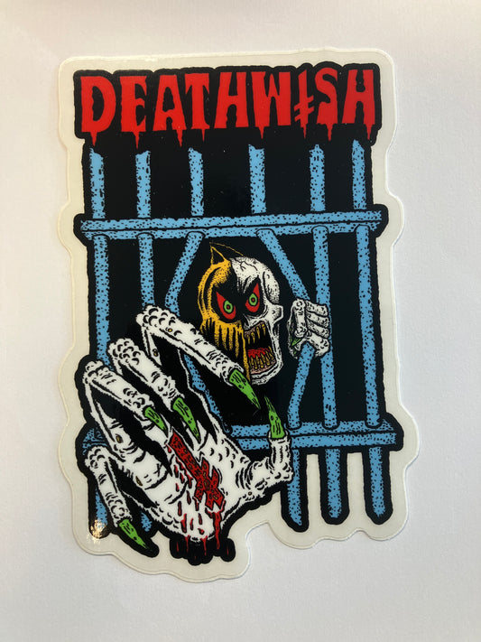 Deathwish Foy Trails Sticker 6”x4”