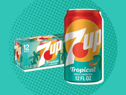 7 Up Tropical Flavor 12 Oz