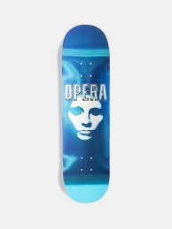 Opera Skateboards Mask Logo Ex7 Skateboard Deck 8.25