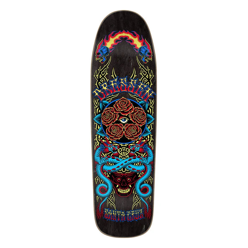 Santa Cruz Dressen Rose Crew Five Pro 9.3 Skateboard Deck