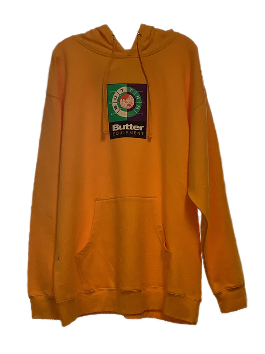 Butter Goods Worldwide logo Hoodie Yellow