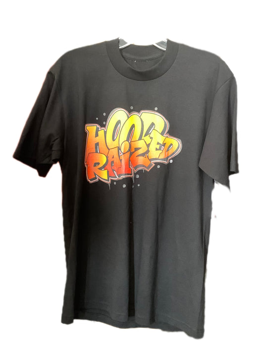 Hood Raized Graffiti Tee Black M