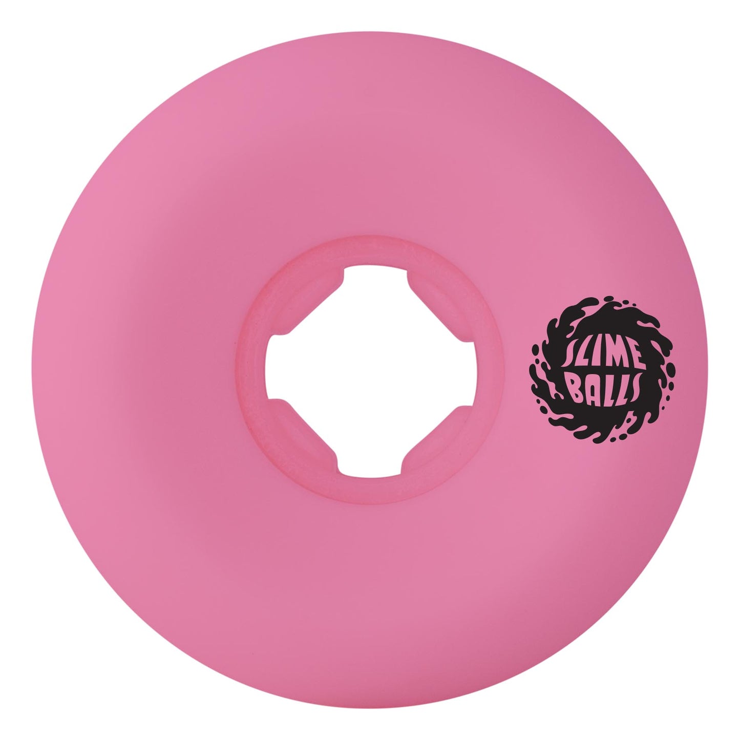 Slime Balls 54mm skateboard wheels Tear Away Maggots Neon Pink Hardline 97a