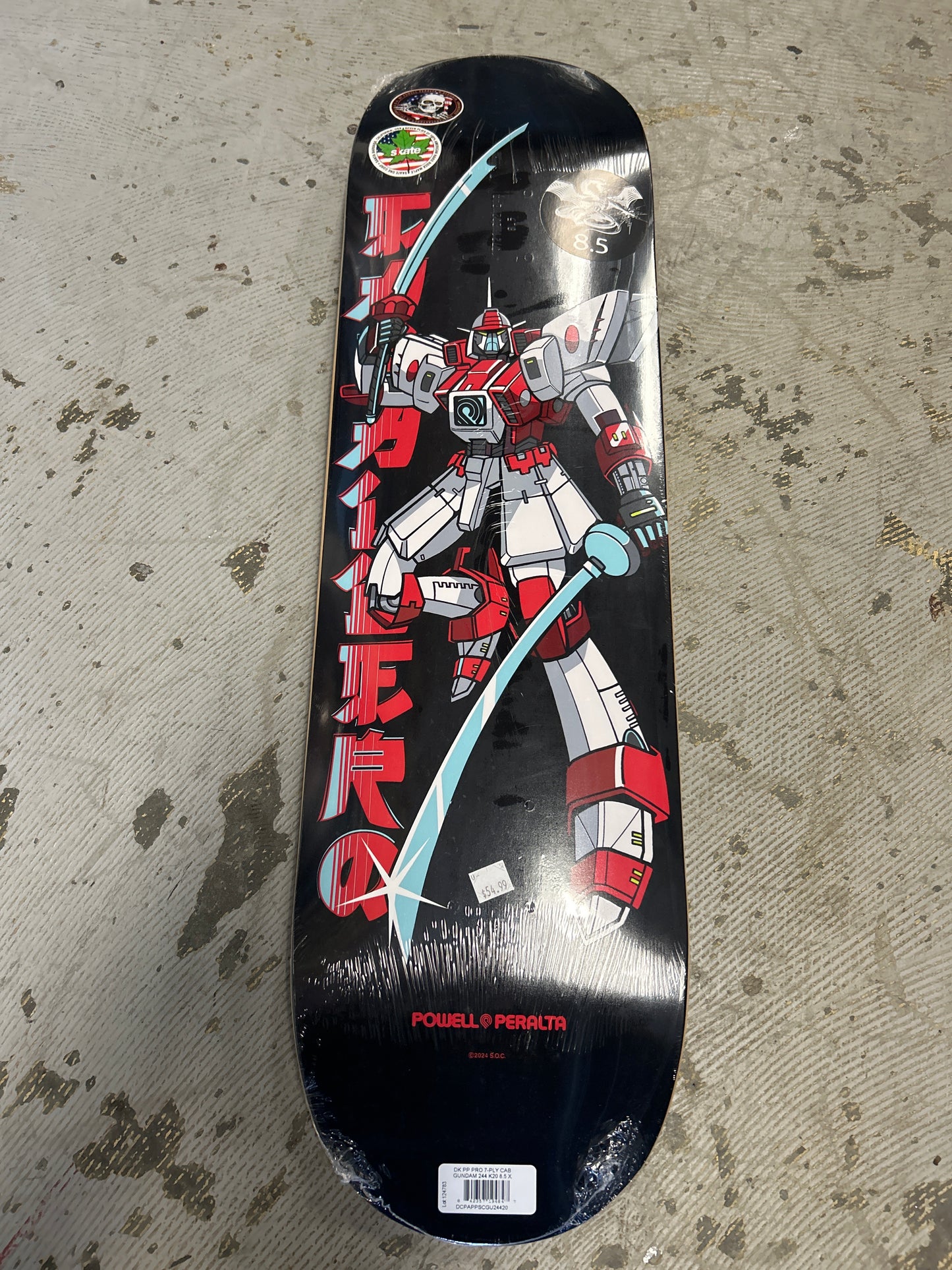 Powell Peralta 8.5 deck Cab Pro Gundam