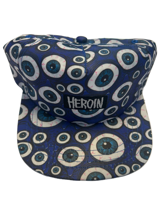 Heroin EYES Hat Adjustable Blue