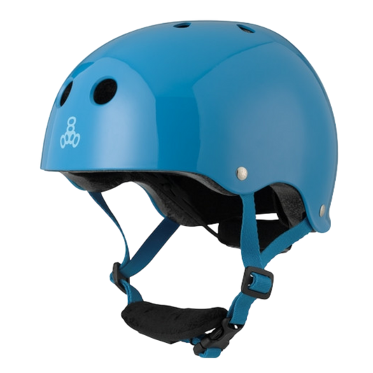 Triple Eight Lil 8 Dual Certified Helmet with EPS Liner Gloss blue XS