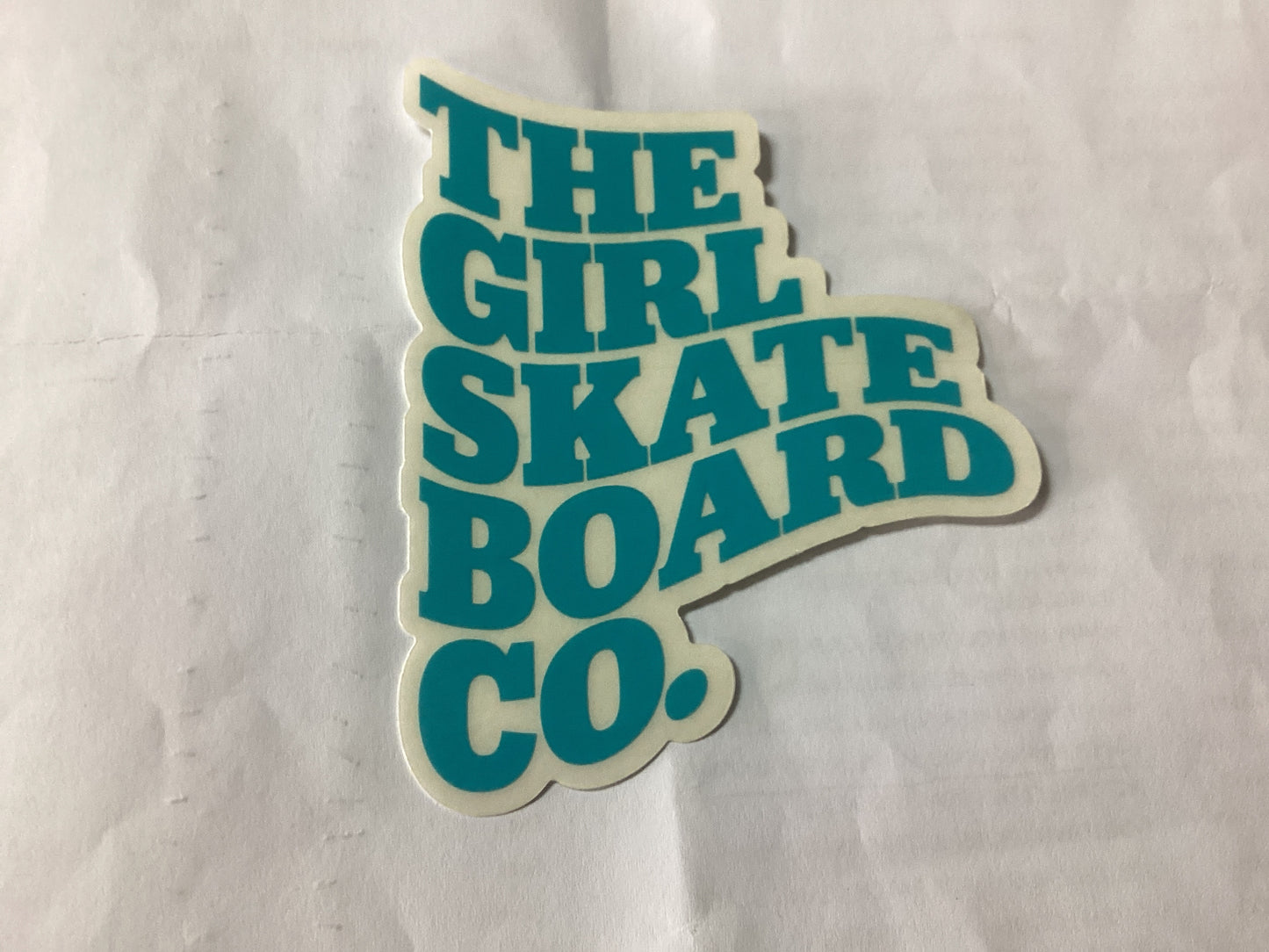 Girl Sticker The Girl Skateboard Co.