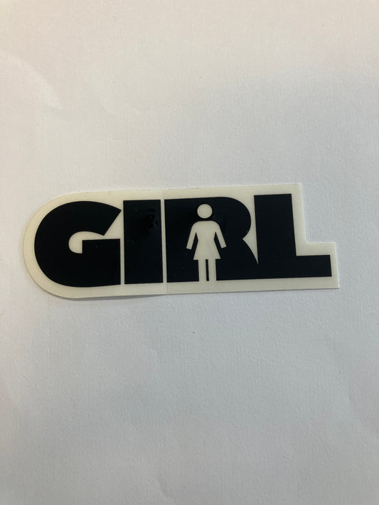 Girl Assorted Stickers 4”