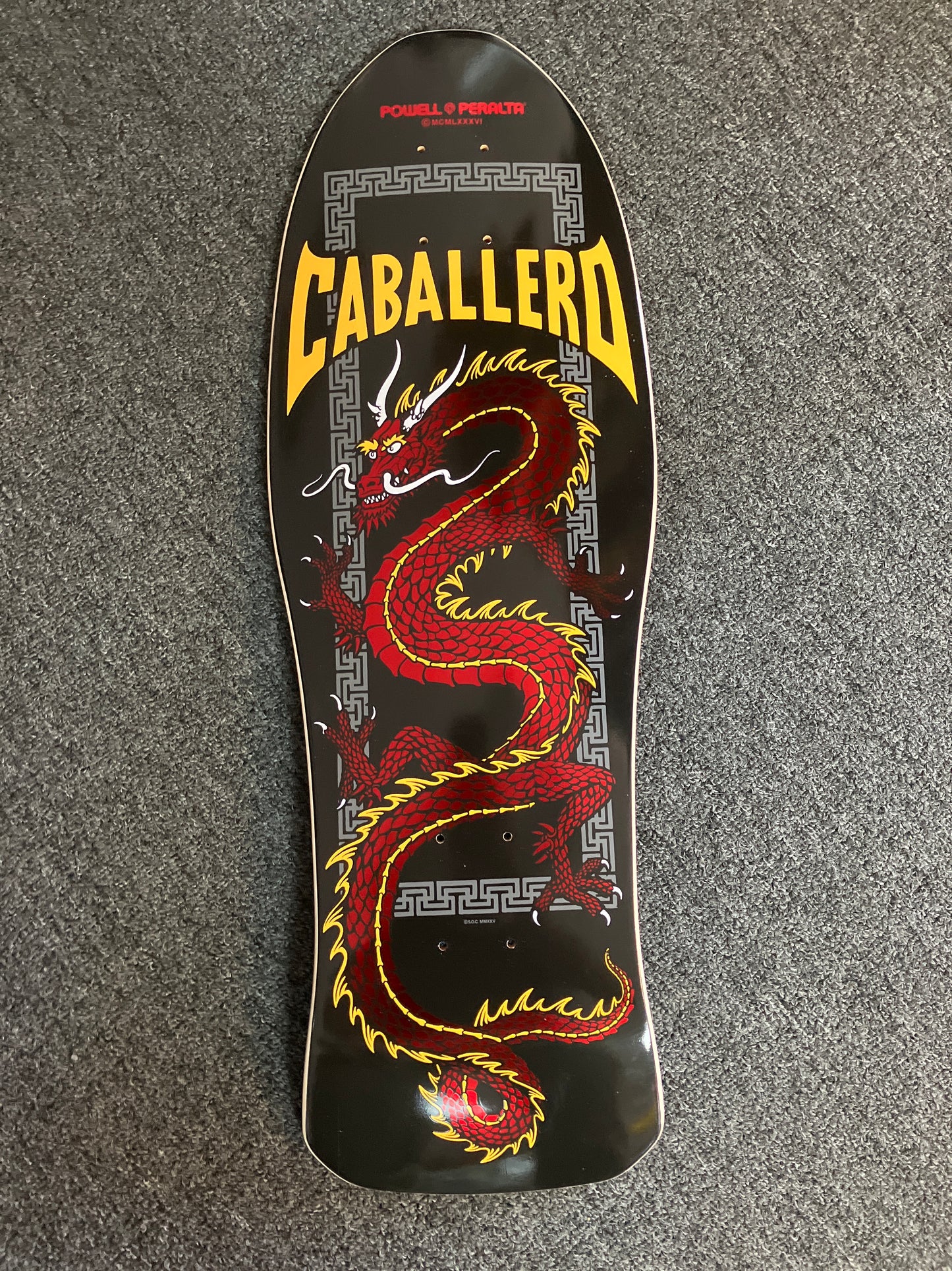 Powell Peralta 10.0 deck Cab SPN Chin Dragon red foil