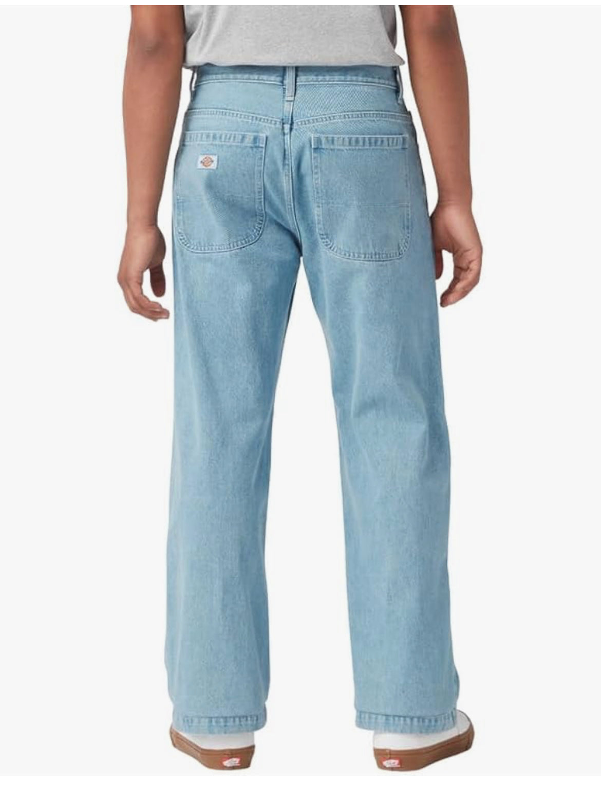 Dickies Loose Fit Double Knee Jeans Light Denim Pants