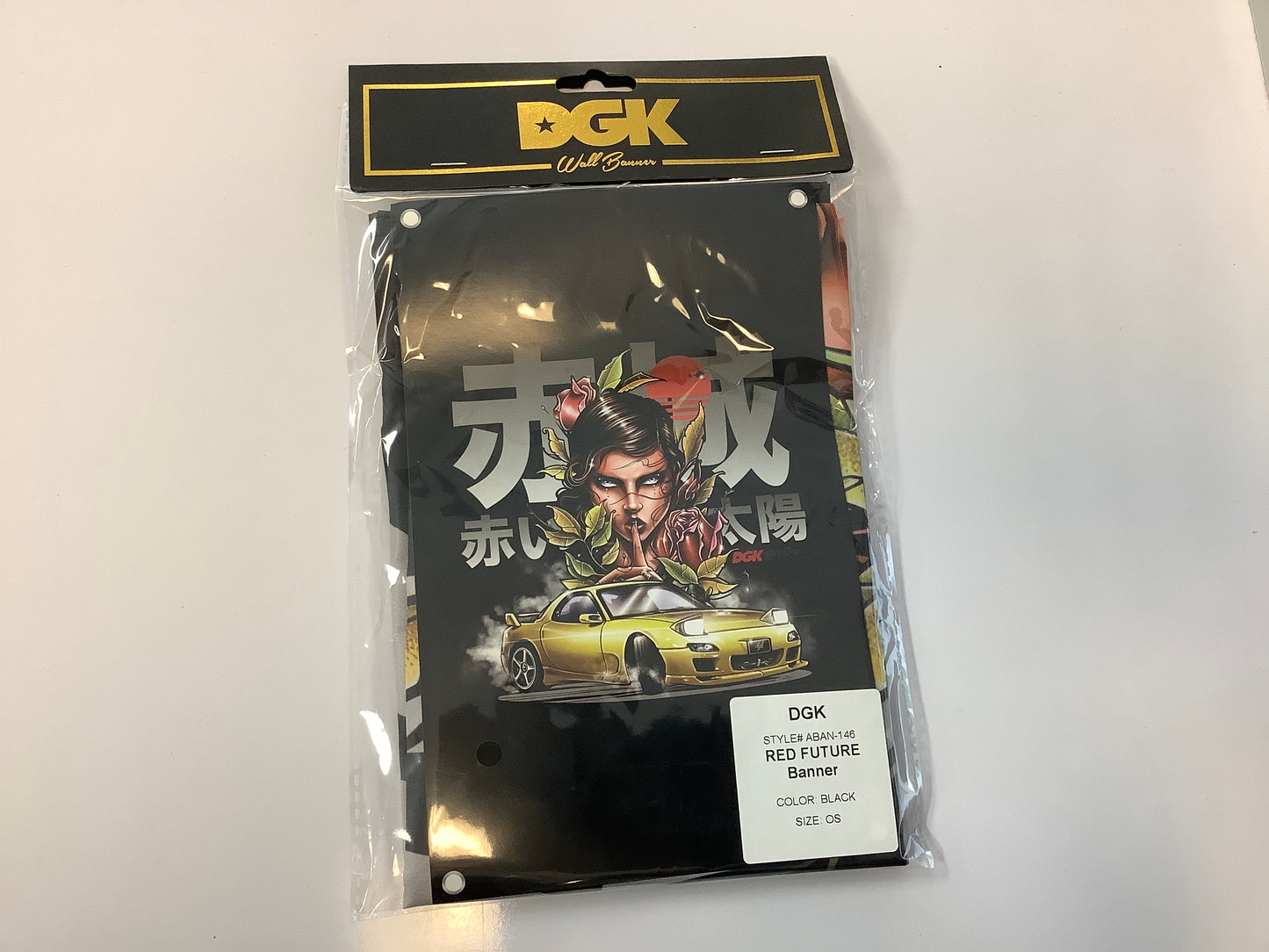 DGK Banner cloth RED FUTURE