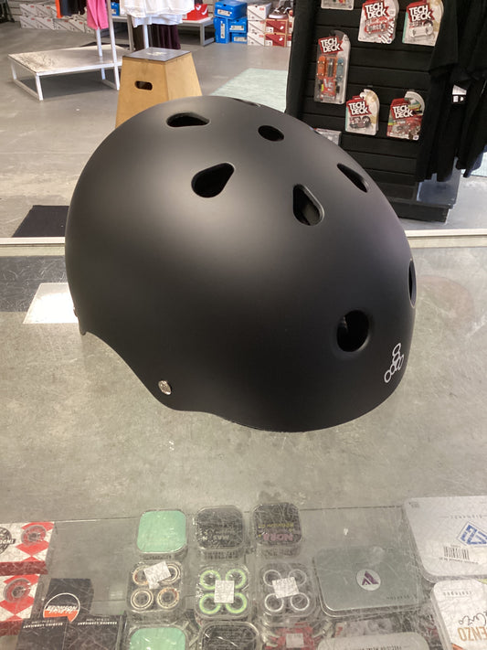 Triple Eight Matte Black Helmet XL