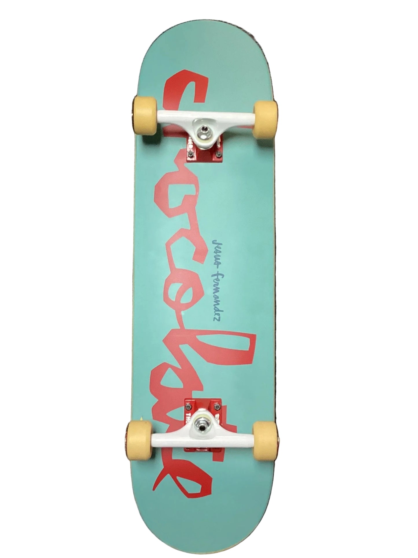 USED-LIKE NEW Chocolate Jesus-Fernandez Custom Complete Skateboard 8.25”