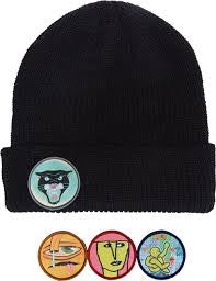 Girl Legends Head Patch Beanie Hat Black