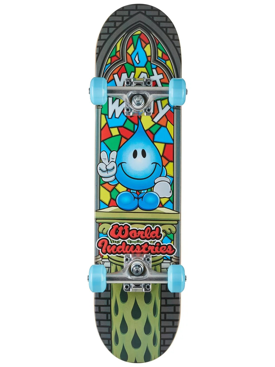 world industries skateboard wet willy v2 mini soft top complete 6.75