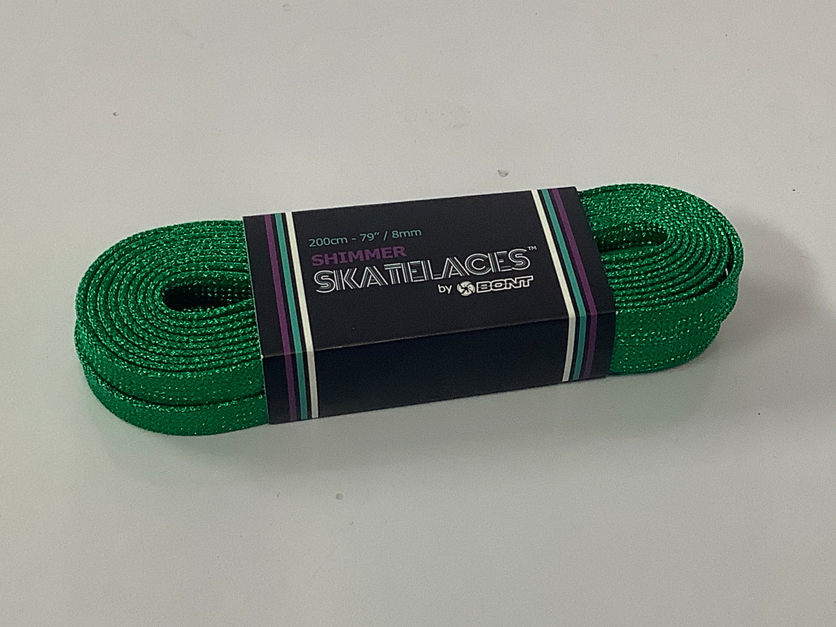 Bont Simmer Skate Laces Tinkerbell Green 200cm - 79” / 8mm shoe strings
