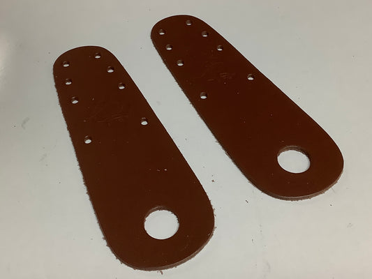 BONT ROLLER SKATES FLAT LEATHER TOE GUARD BROWN