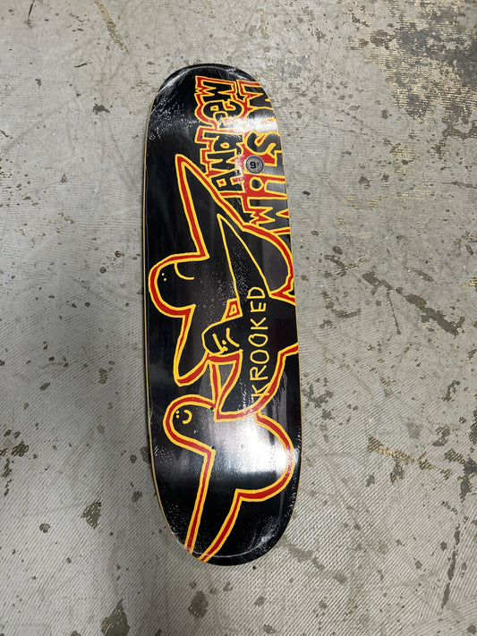 Krooked 9.1 deck A Wilson Wegg egg shape