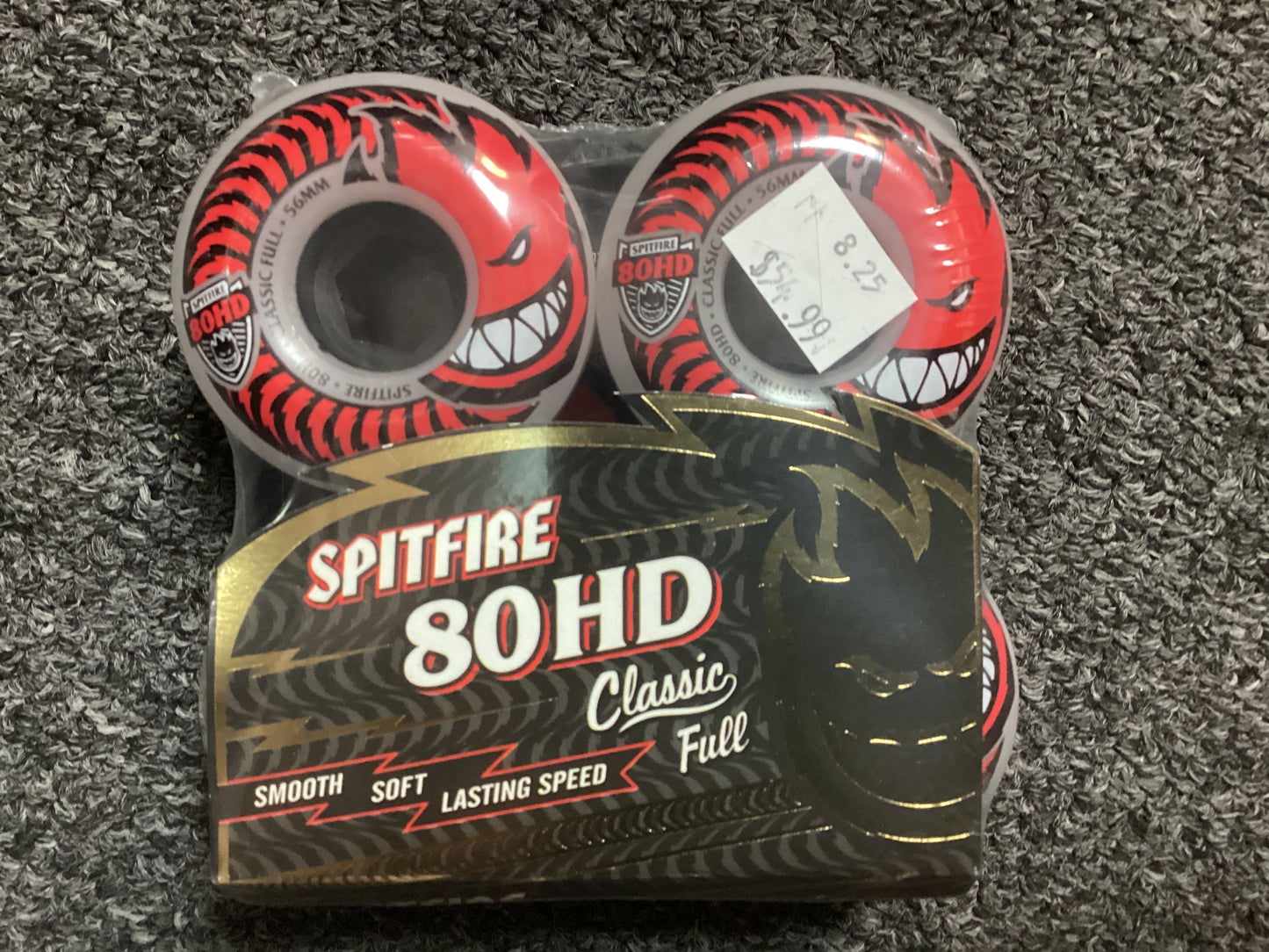 Spitfire 56mm 80HD Conical Grey Wheels
