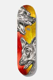 Baker Mellow Concave Figgy Yeller Skateboard Deck 8.475