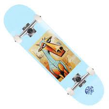 Tuniaia MLSL 8.5 Push Skateboards Complete Light Blue