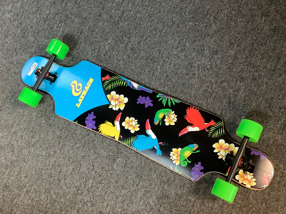Layback Longboard Tropic Drop Through Complete