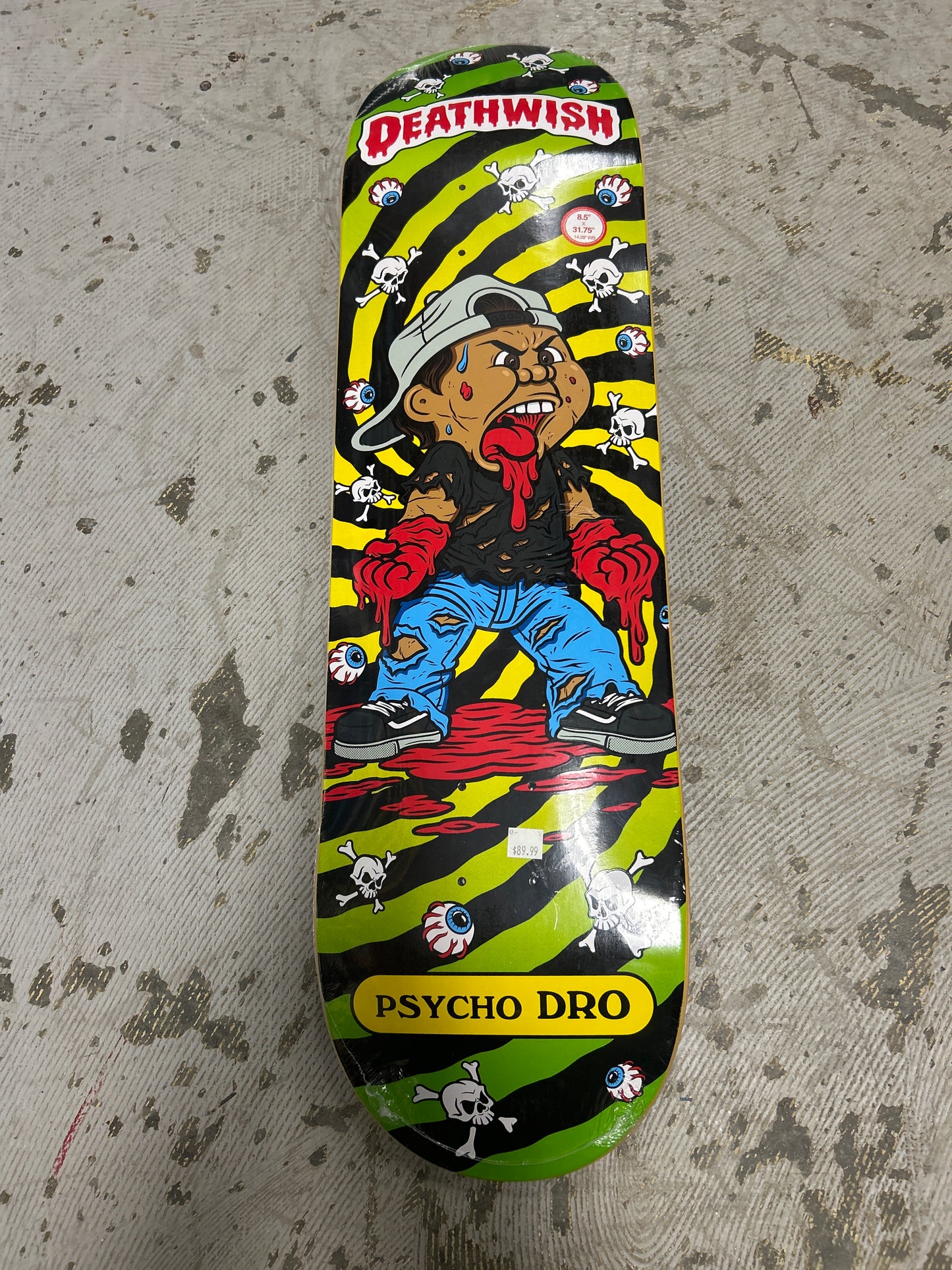 Deathwish 8.5 deck Low Life Kids Psycho Dro