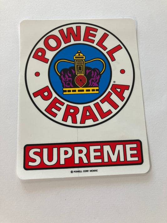 Powell peralta sticker supreme 6”x4.5”