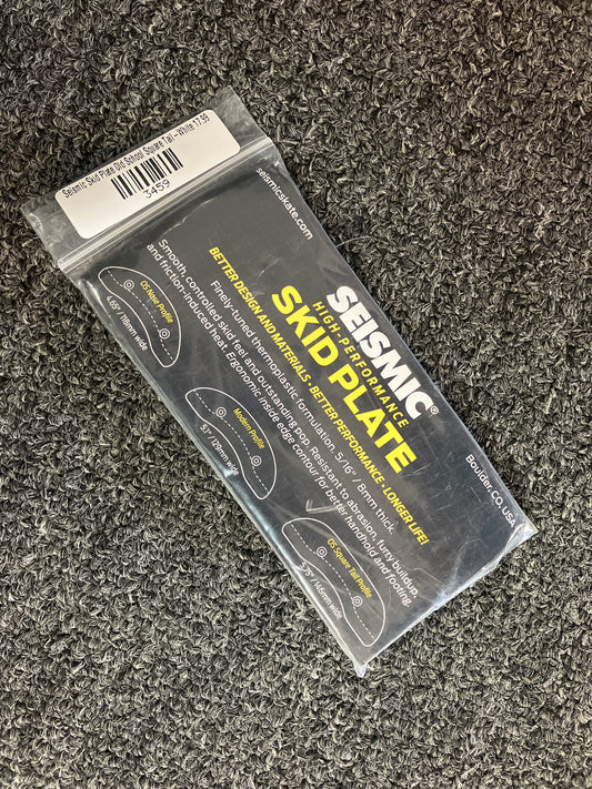 Seismic Skid plate Old school-Square Tail Wht