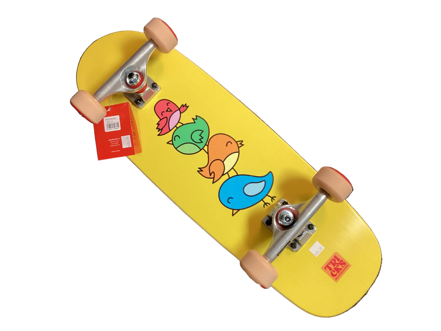 Tricks Complete Skateboard Foam Top BIRDS 8.25 x 25.75