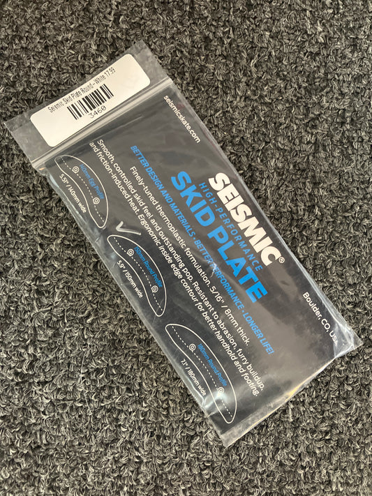 Seismic Skid Plate Round- Wht