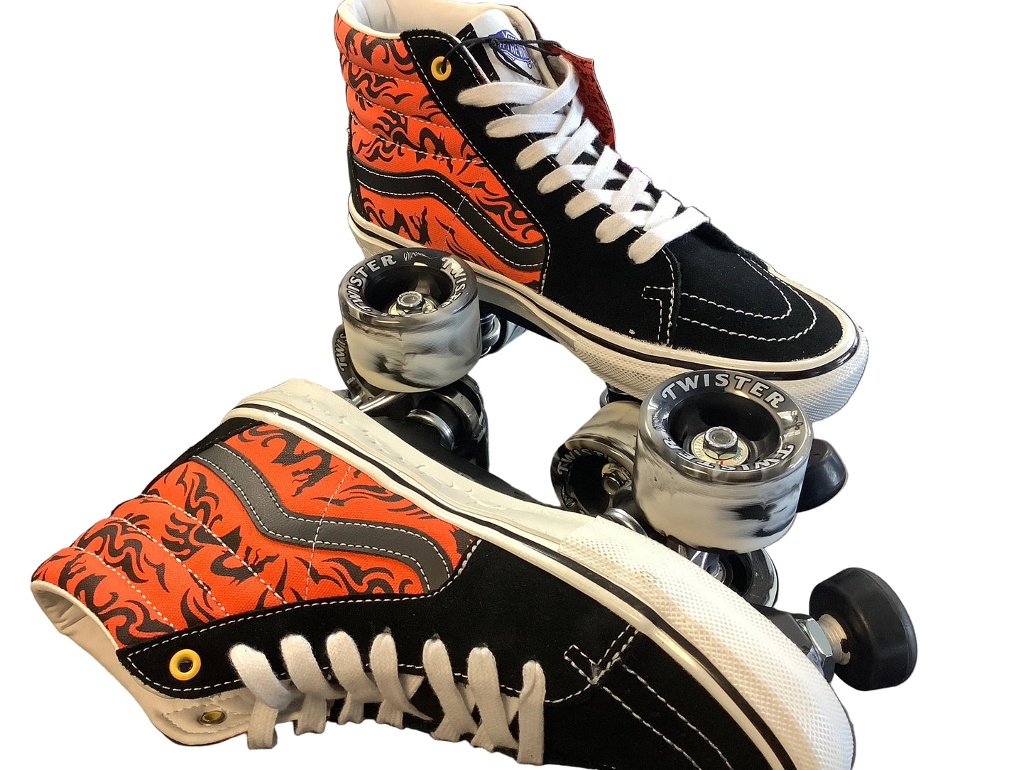 CUSTOM Vans Dragon HI-top ROLLERSKATES