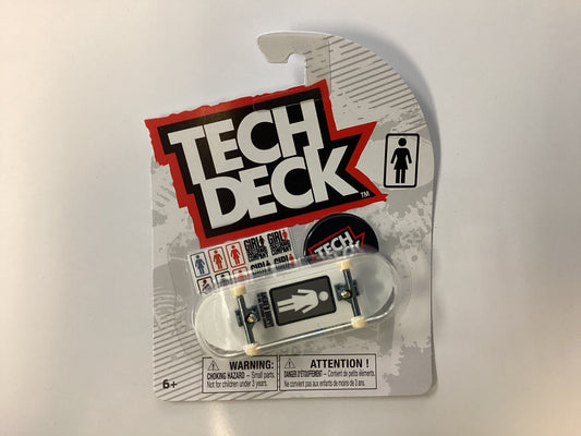 Tech Deck fingerboard Girl Andrew Brophy bathroom logo white