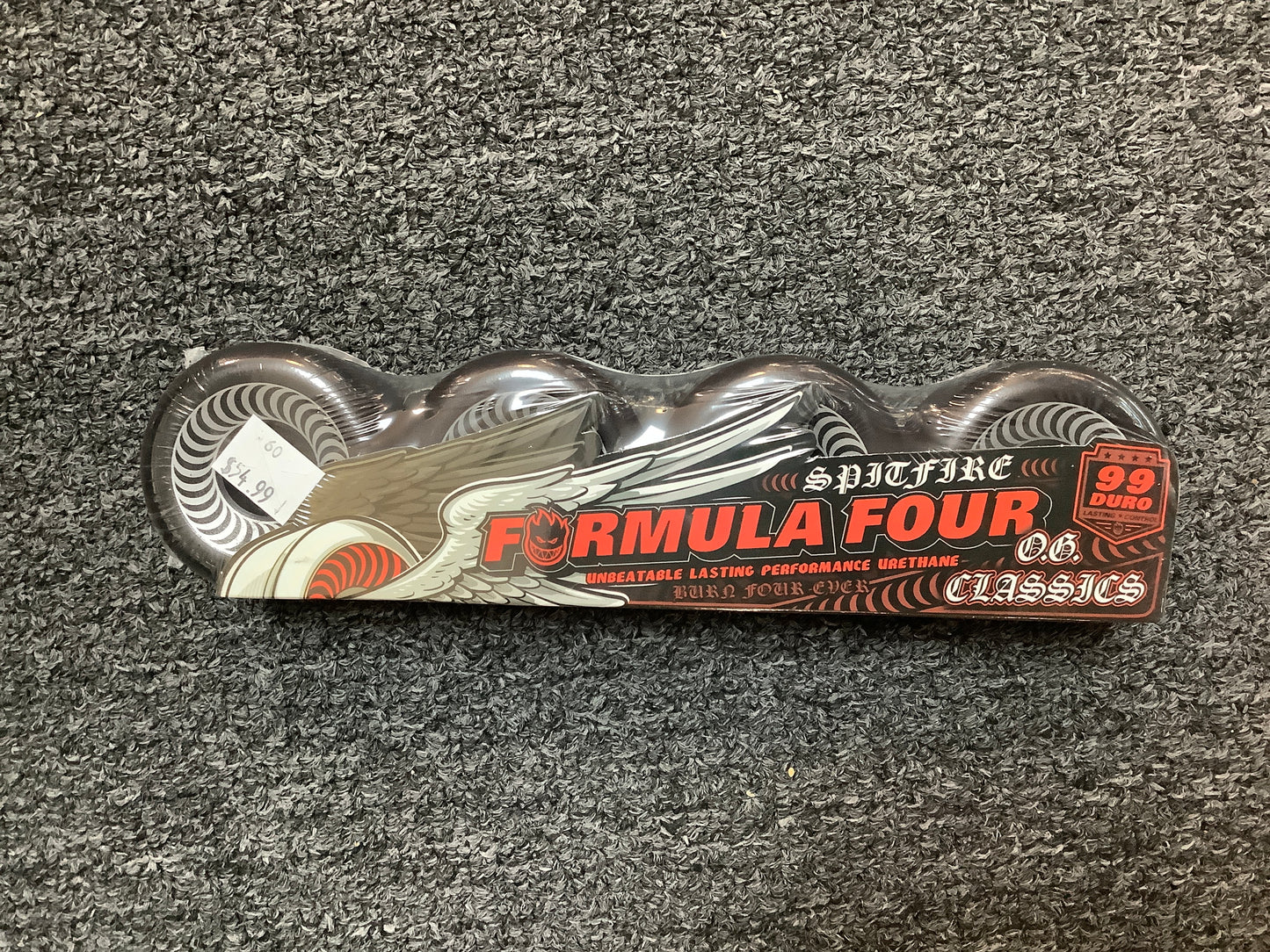 Spitfire 60mm OG Classics Formula Four wheels black 99A