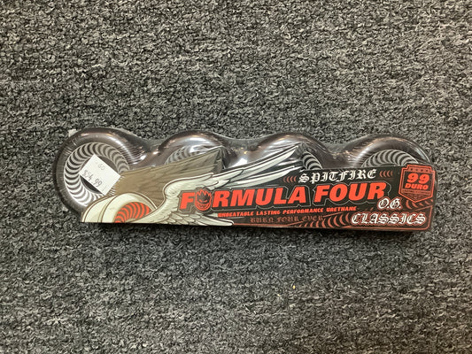 Spitfire 60mm OG Classics Formula Four wheels black 99A