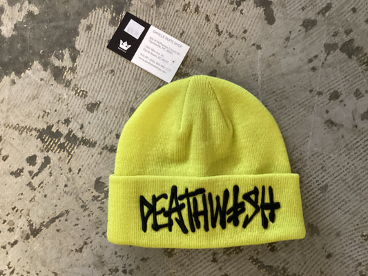 Deathwish beanie OG Deathspray yellow