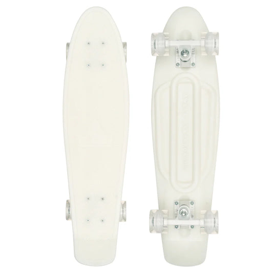 Swell White Wash Glow in the Dark Penny Board Light Up Wheels