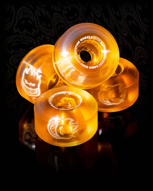Spitfire Sapphire Skateboard Wheels 54 mm Orange