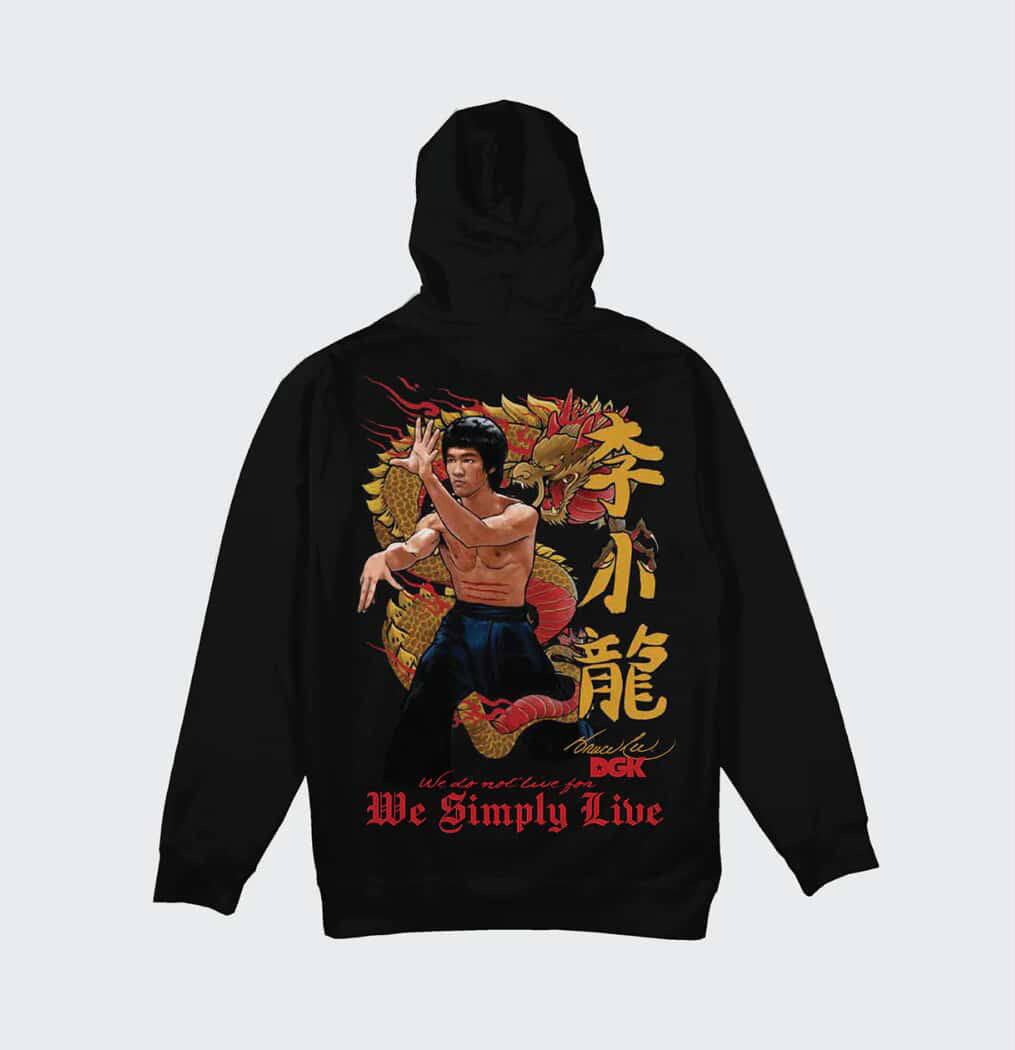 DGK x Bruce Lee Lil Dragon Hooded Fleece