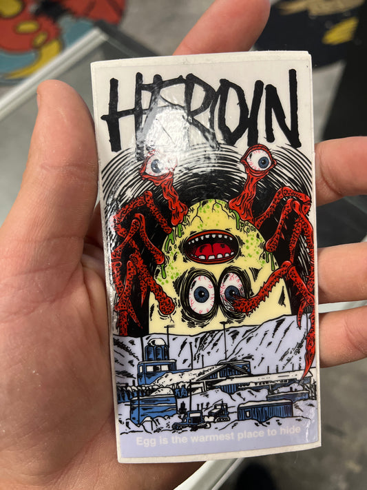 Heroin Crab Sticker