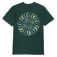 Spitfire Classic Floral Swirl Shirt Forrest Green